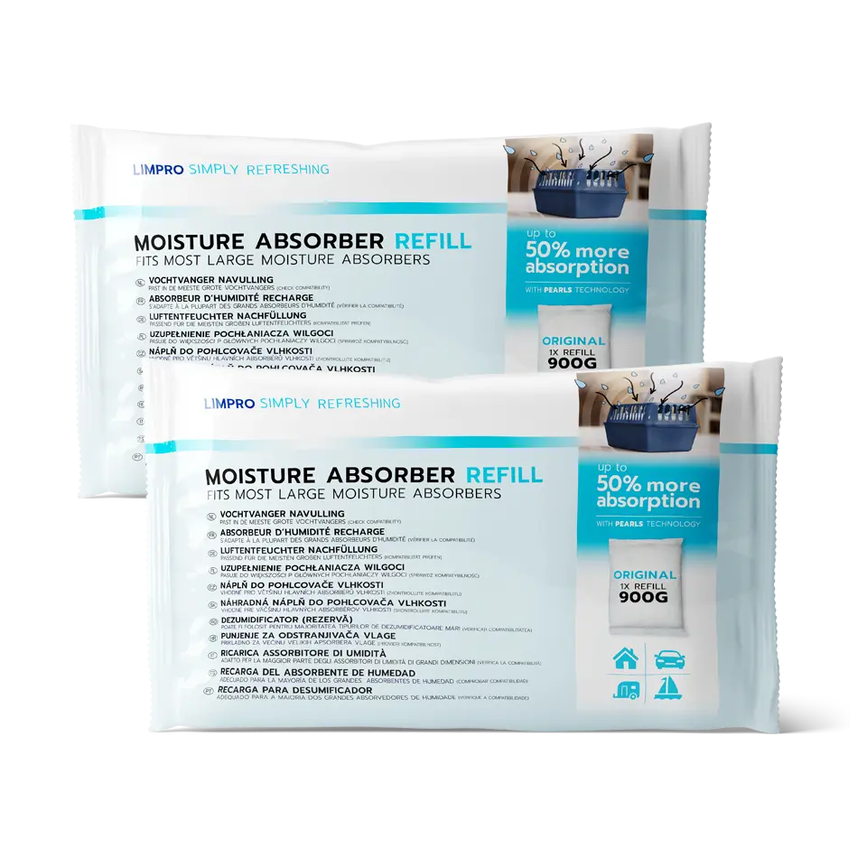 Limpro Vochtvanger Navulling 2x900 grams